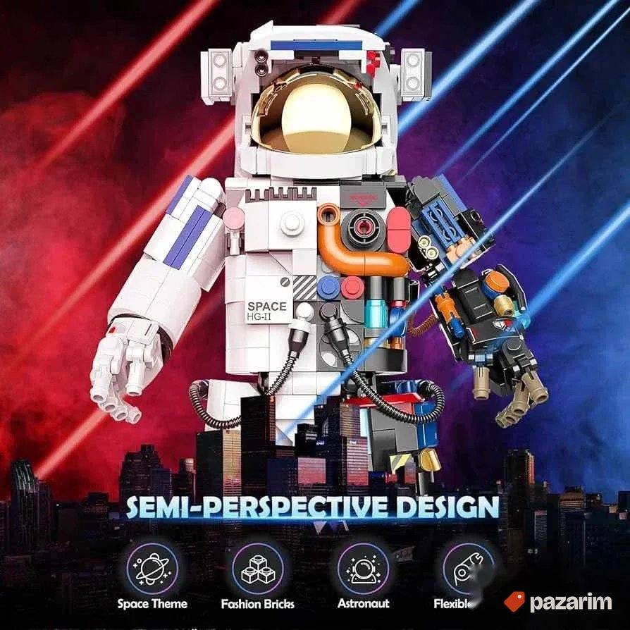 Figura astronaut za sklapanje 896 kocke novo 4