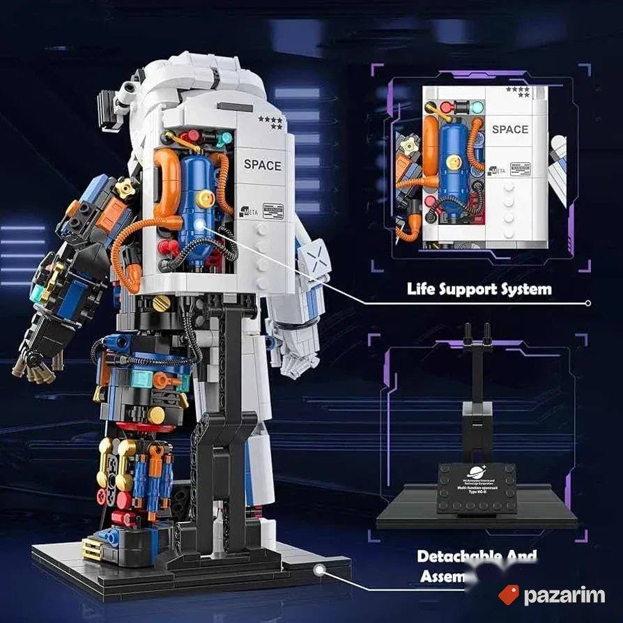 Figura astronaut za sklapanje 896 kocke novo 7