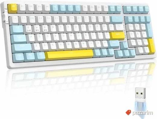 Bezicna bt mehanicka tastatura red switch USB + c