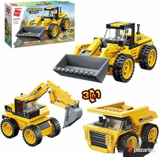3 u 1 bager kamion kockice za sklapanje 210pcs