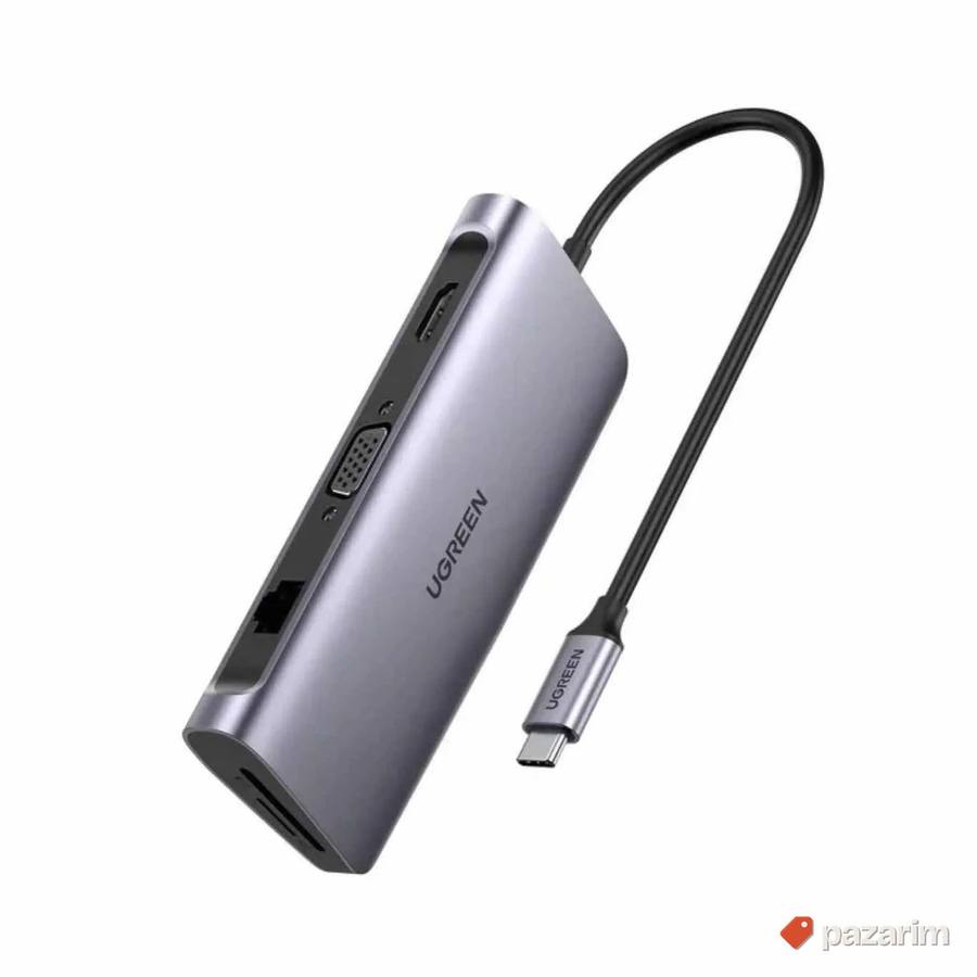 USB C adapter Hub UGREEN 9-IN-1 HDMI Ethernet & Multiport 2