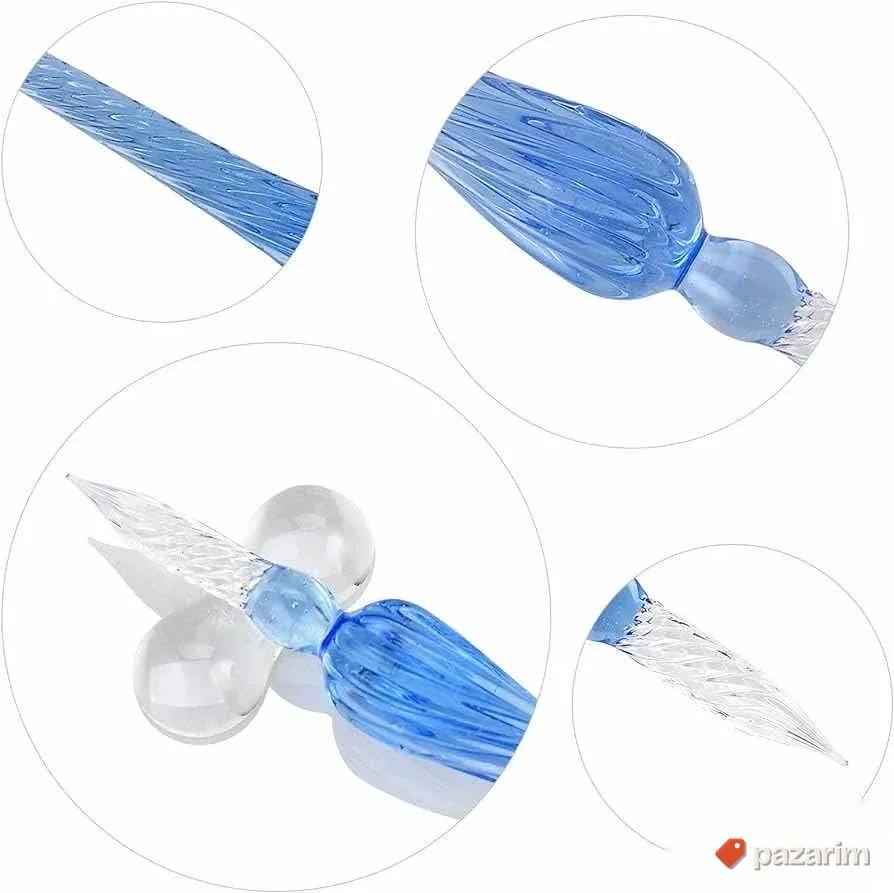 Set mastila za kaligrafiju 3 kristalna penkala i 14 mastila 6