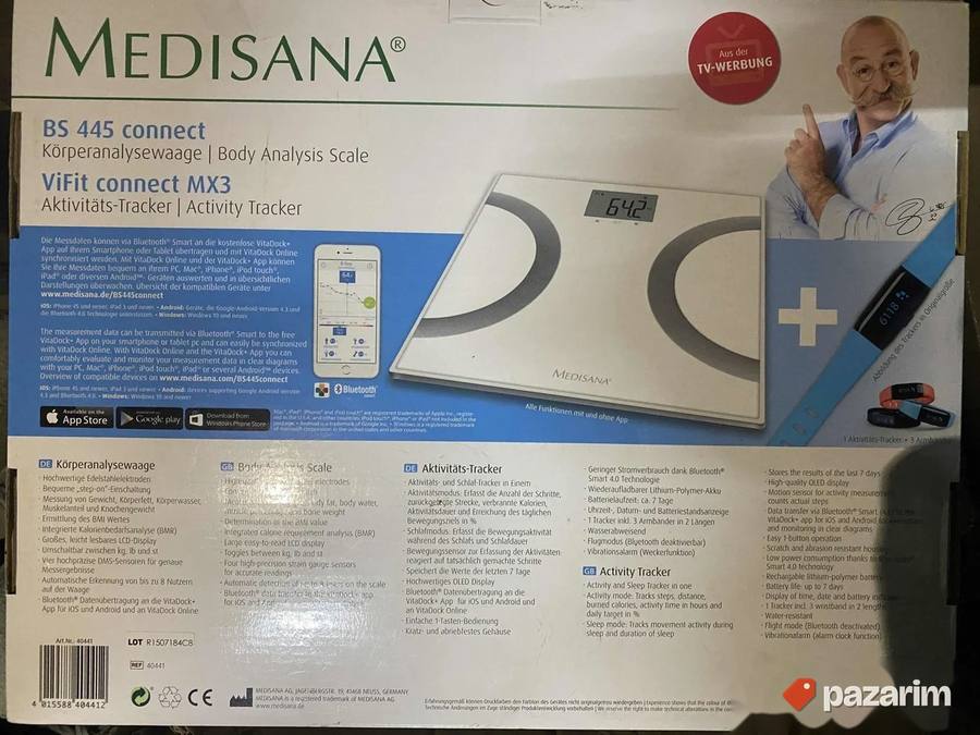 Medisana smart pametna vaga + pametni sat za pracenje koraka 6