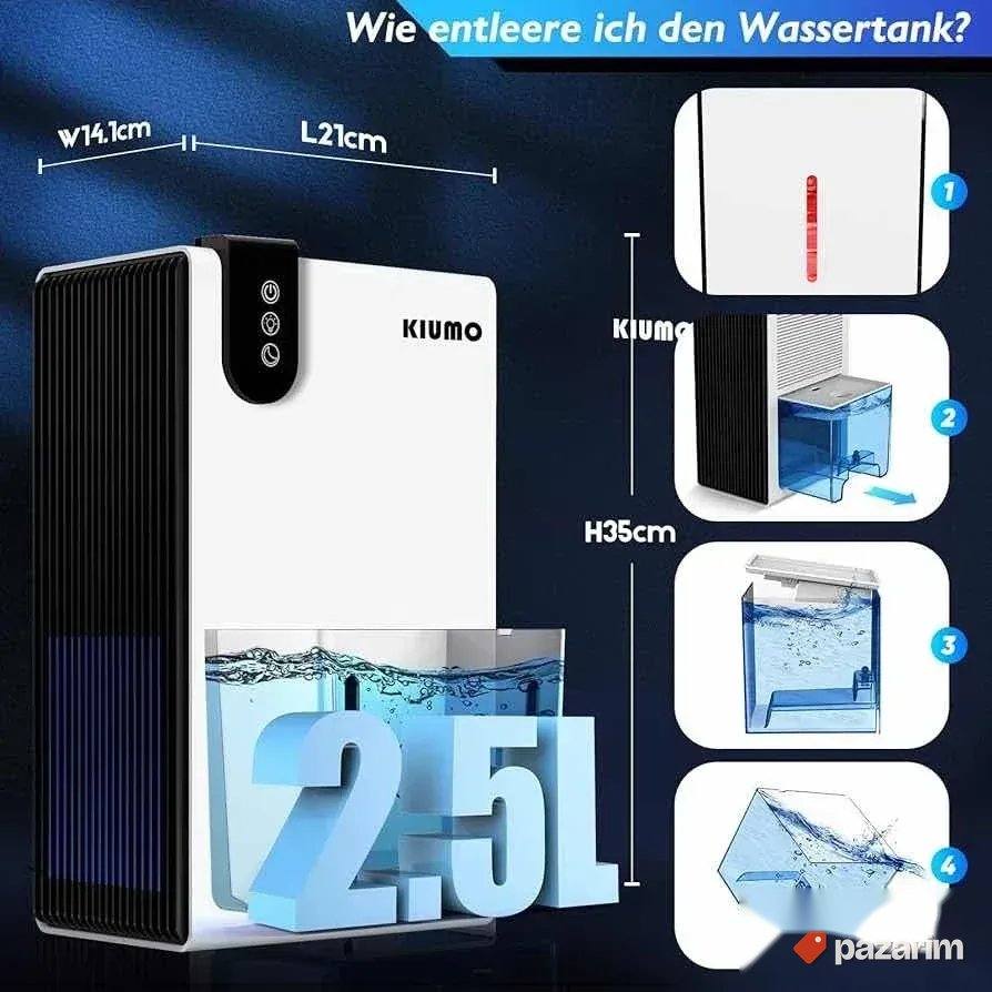 Kiumo odvlazivac vazduha dehidrator 2,5l sakupljac vlage 4