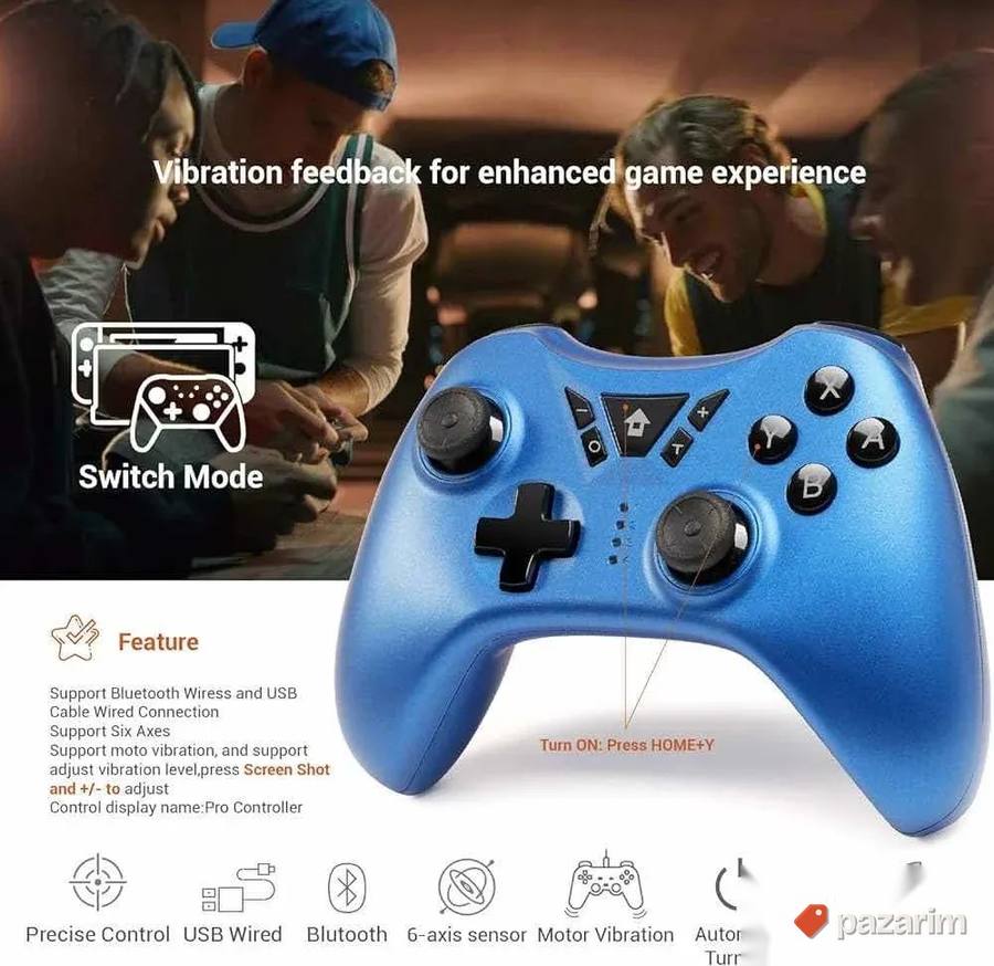BT dzojstik gamepad ps4 android switch kontroler 2