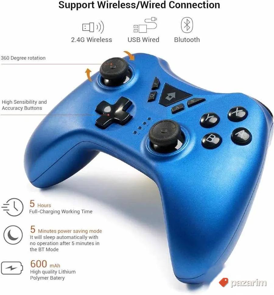 BT dzojstik gamepad ps4 android switch kontroler 3