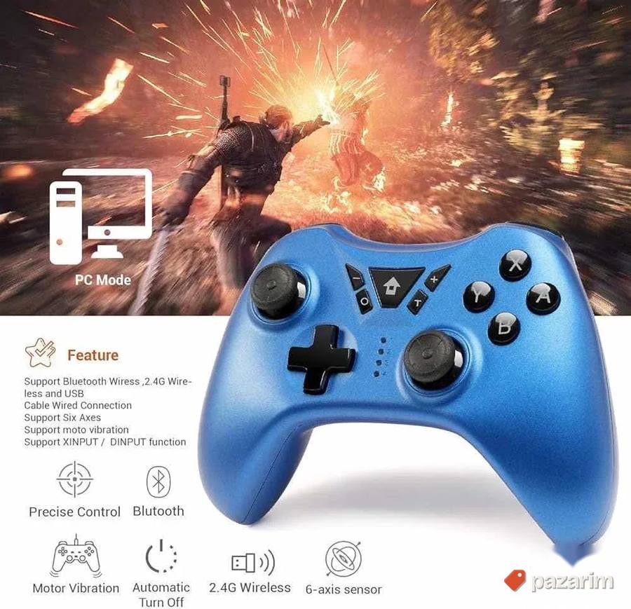BT dzojstik gamepad ps4 android switch kontroler 5