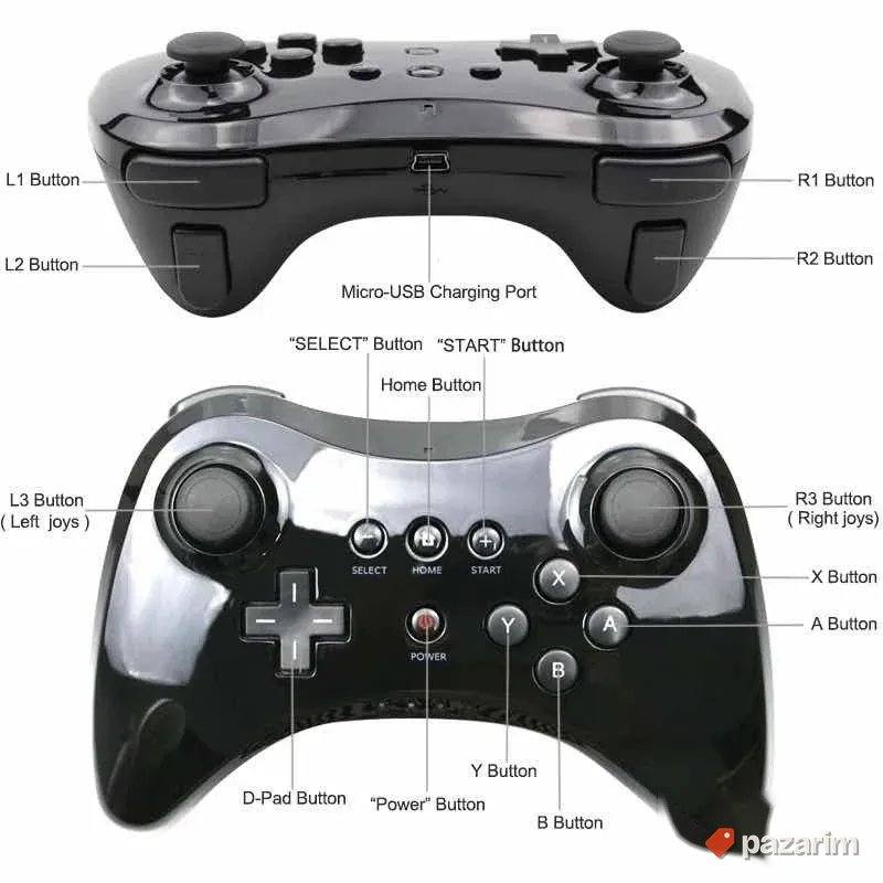 For Nintend Wii U Pro potpuno nov kontroler dzojstik gamepad 3