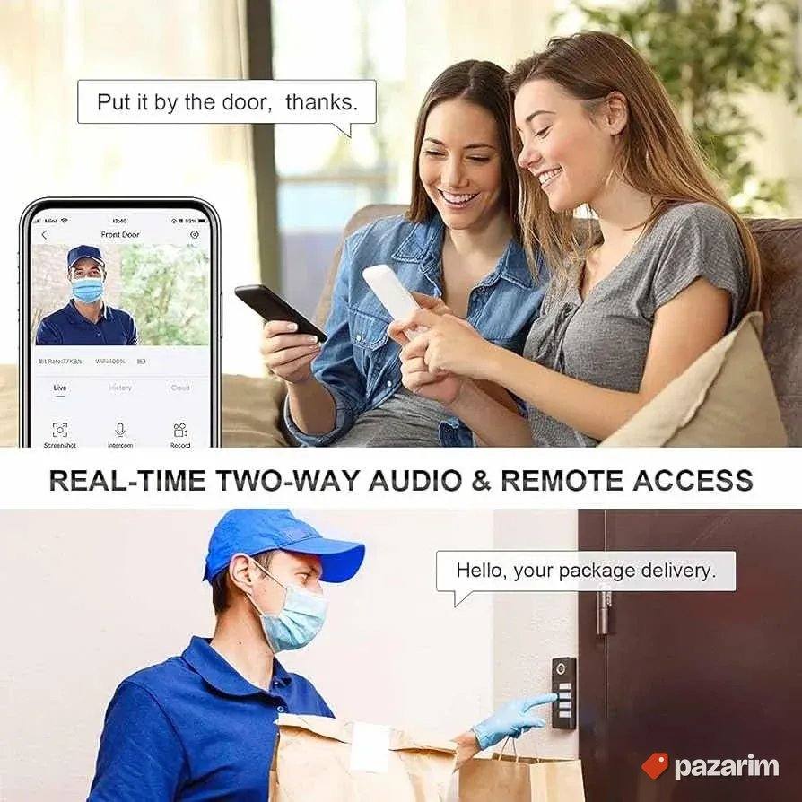 WiFi video interfon zcono 2k sa dvosmernin zvukom 6