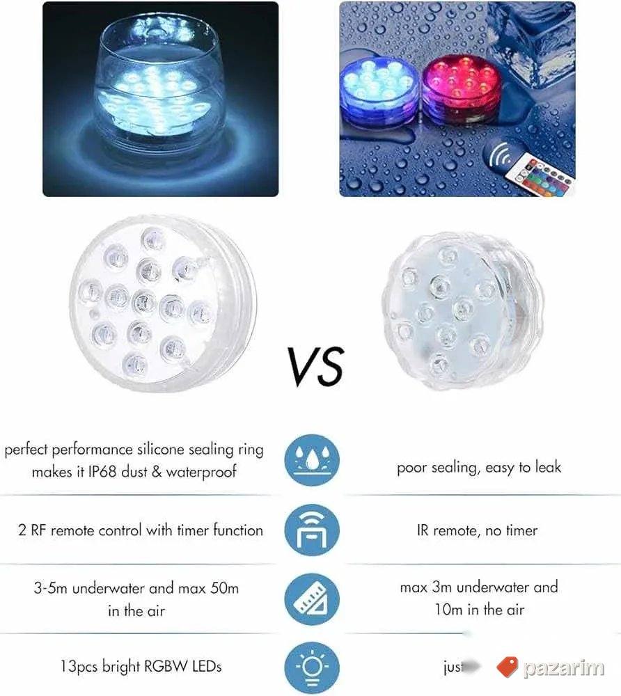 RGB svetla za bazene 4 komada novo 5