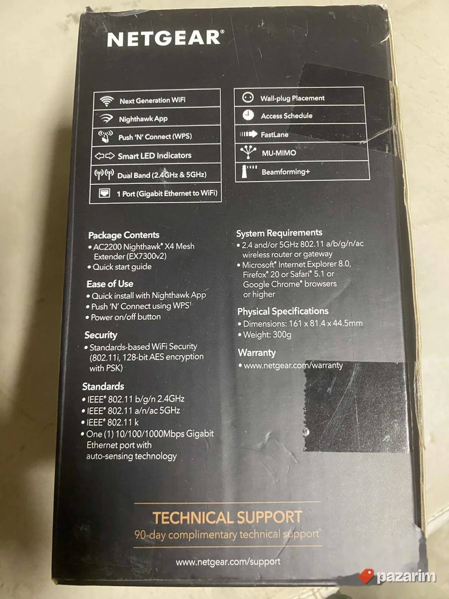 NETGEAR wlan WiFi repetir extender kvalitetno 2