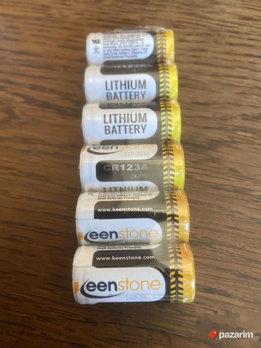 CR123A 3V Lithium Battery, 1600 mAh litijumska baterija 3