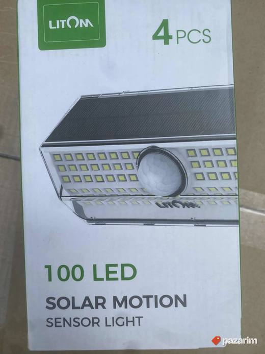 solarno svetlo za zid ograeu 4 komada na senznor