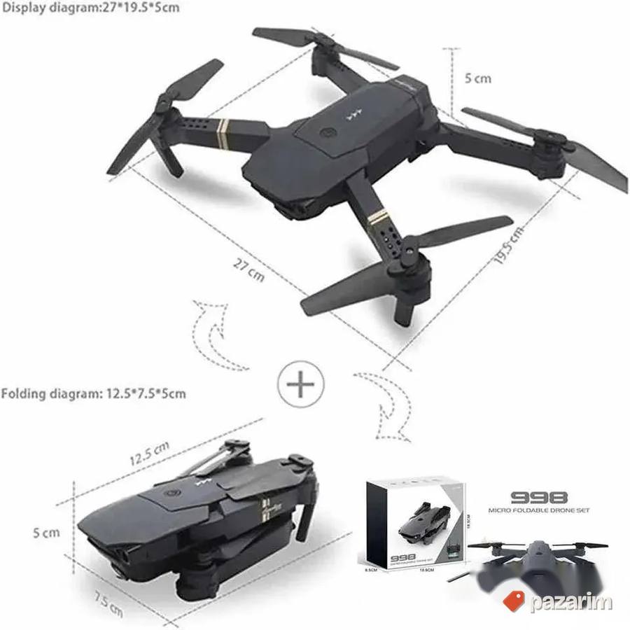 dron 998 pro 4k dve kamere UHD 3