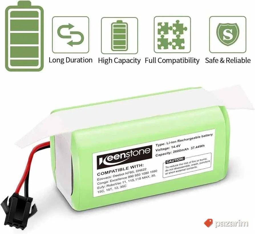keenstone 14.4v 2600mAh baterija za robot usisivace itd novo 4