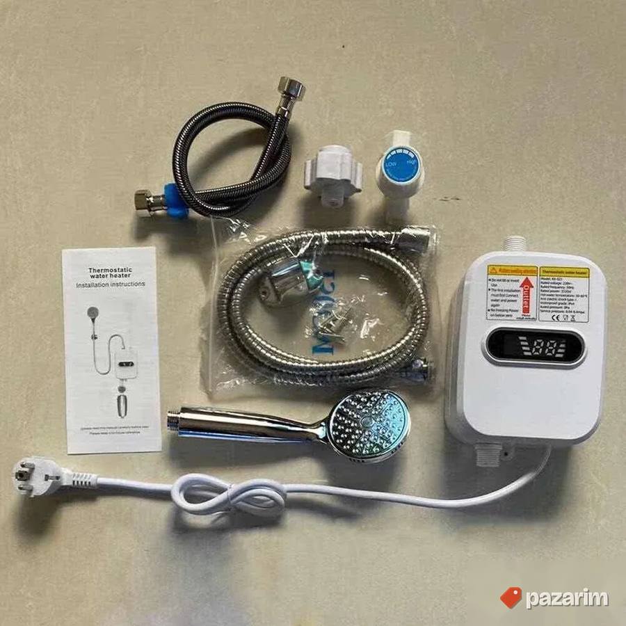 mini protocni bojler sa tusem 3500w novo protočni 5