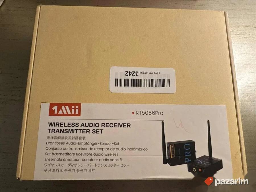 1Mii RT5066 Pro audio resiver opticki/coax bezicni transmite 2
