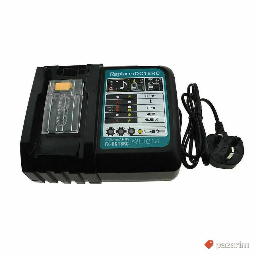 Makita 18V lithium-ion rapid punjac sa baterijom DC18RC 3