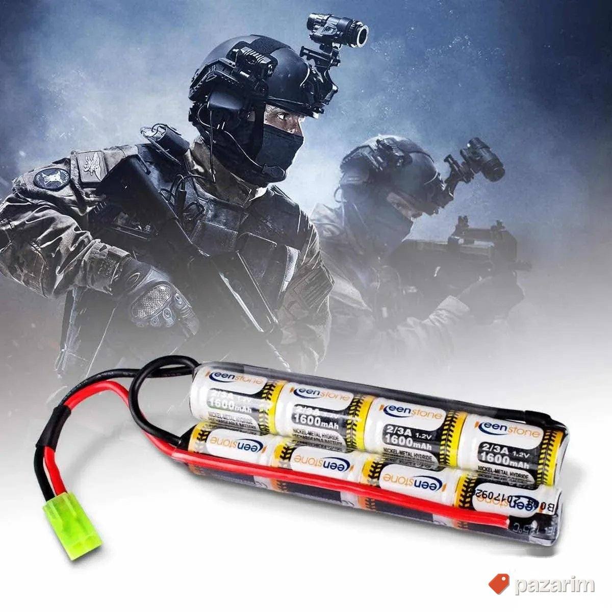 keenstone 9.6v 1600mAh baterija litijumska za airost puske 1
