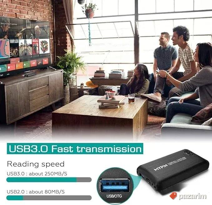 mypin hdmi usb sd card medija plejer daljinski 3
