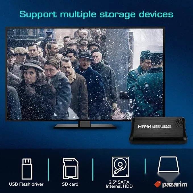 mypin hdmi usb sd card medija plejer daljinski 5