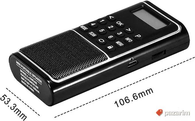 dzepni bt digitslni radio zvucnik novo 6