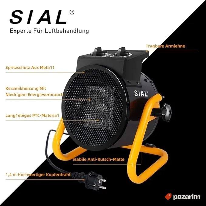 sial ptc keramicka grejalica 2kw sa zastitom za sobe rasioni 4