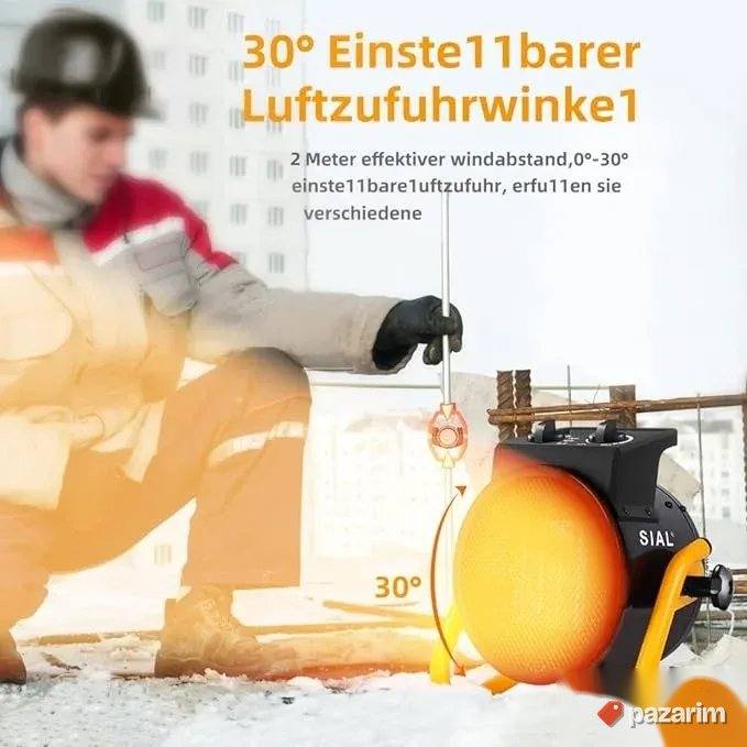 sial ptc keramicka grejalica 2kw sa zastitom za sobe rasioni 5