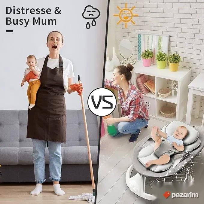 ljuljaska za bebe njihalica automatska bt novo 6