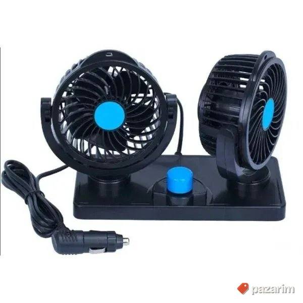 Dupli ventilator za auto 12v 3