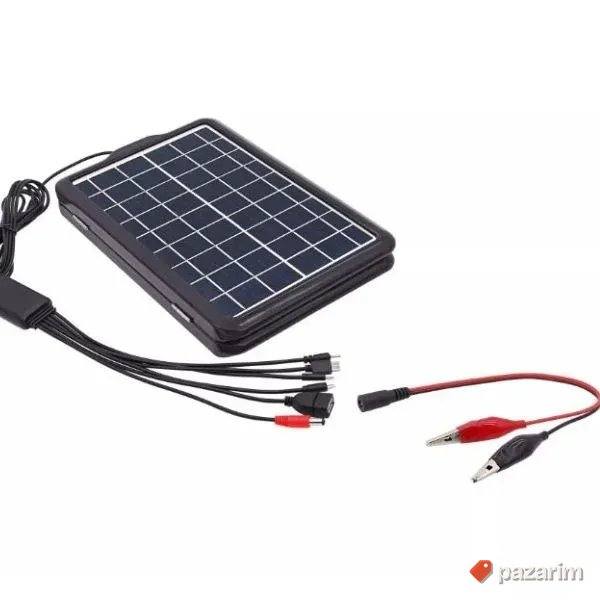 prenosivi Solarni panel 18v 12w na preklop sa 6 prikljucaka 3