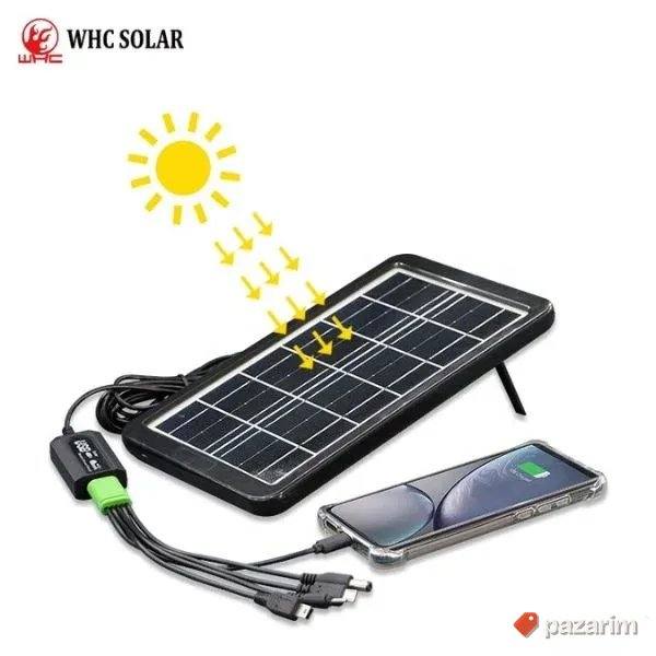 prenosivi Solarni panel 18v 12w na preklop sa 6 prikljucaka 4