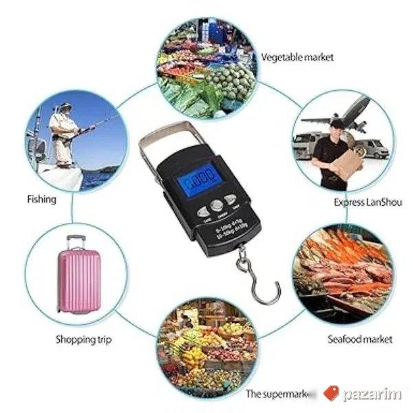 Digitalna prenosna vaga kuka 50kg novo 4