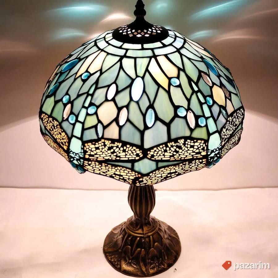 wearfactory tiffany style dragonfly lampa vintage novo 3