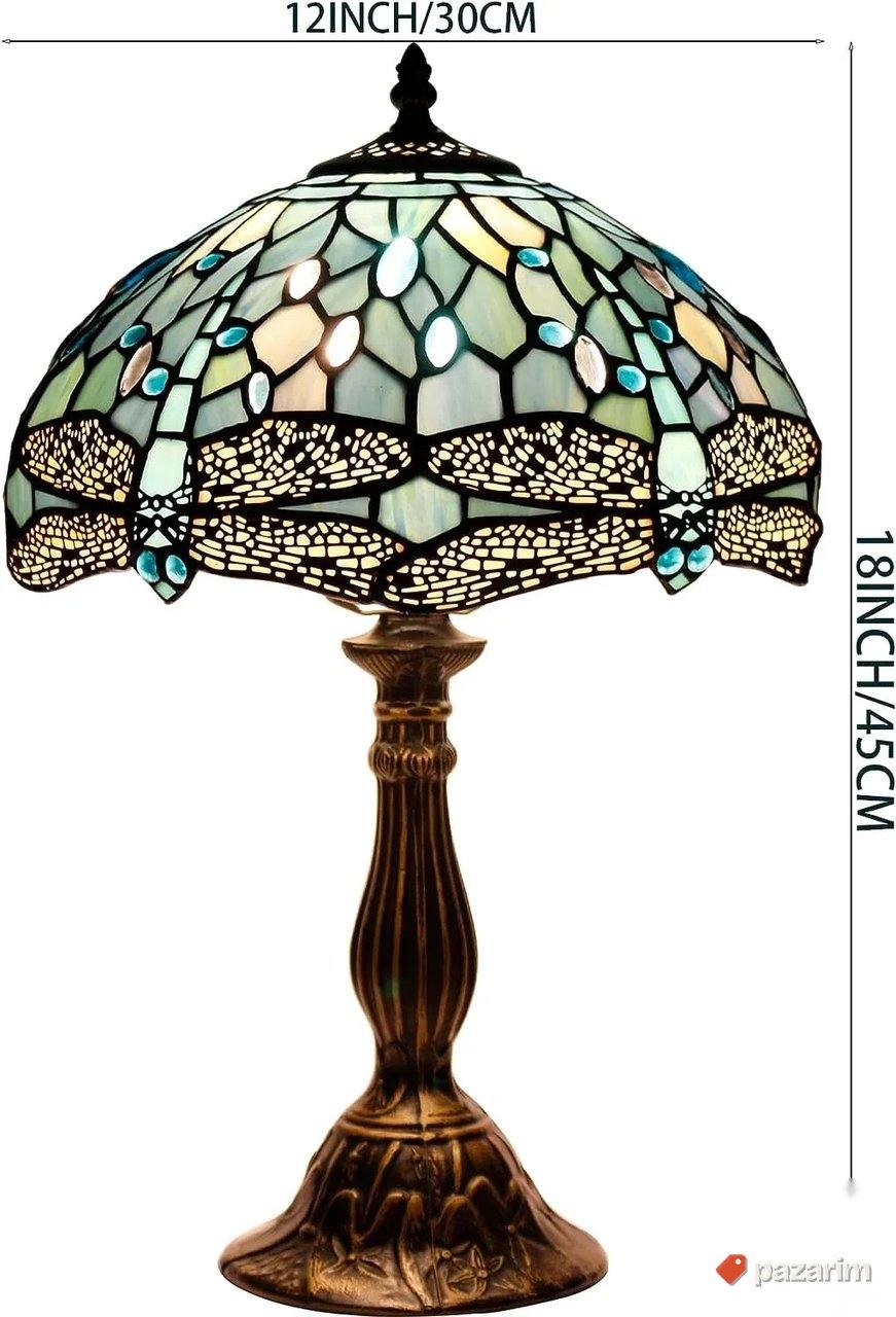 wearfactory tiffany style dragonfly lampa vintage novo 5