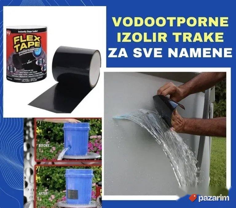 Vodootporna izolir traka za sve namene 1