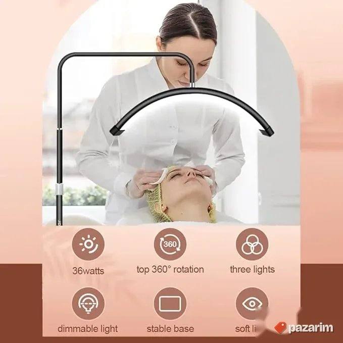 andoer podna polumesec lampa metalna sa drzacem za telefon 3