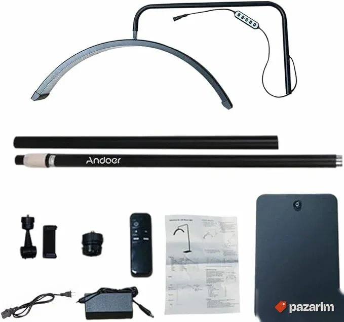 andoer podna polumesec lampa metalna sa drzacem za telefon 7