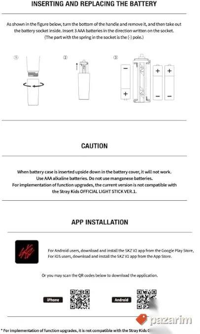 stray kids light stick v2 lampa novo 3