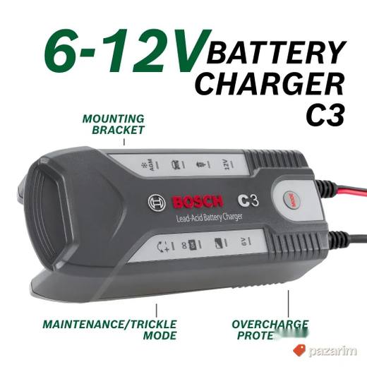 bosch 6-12v c3 punjac za bateriju novo