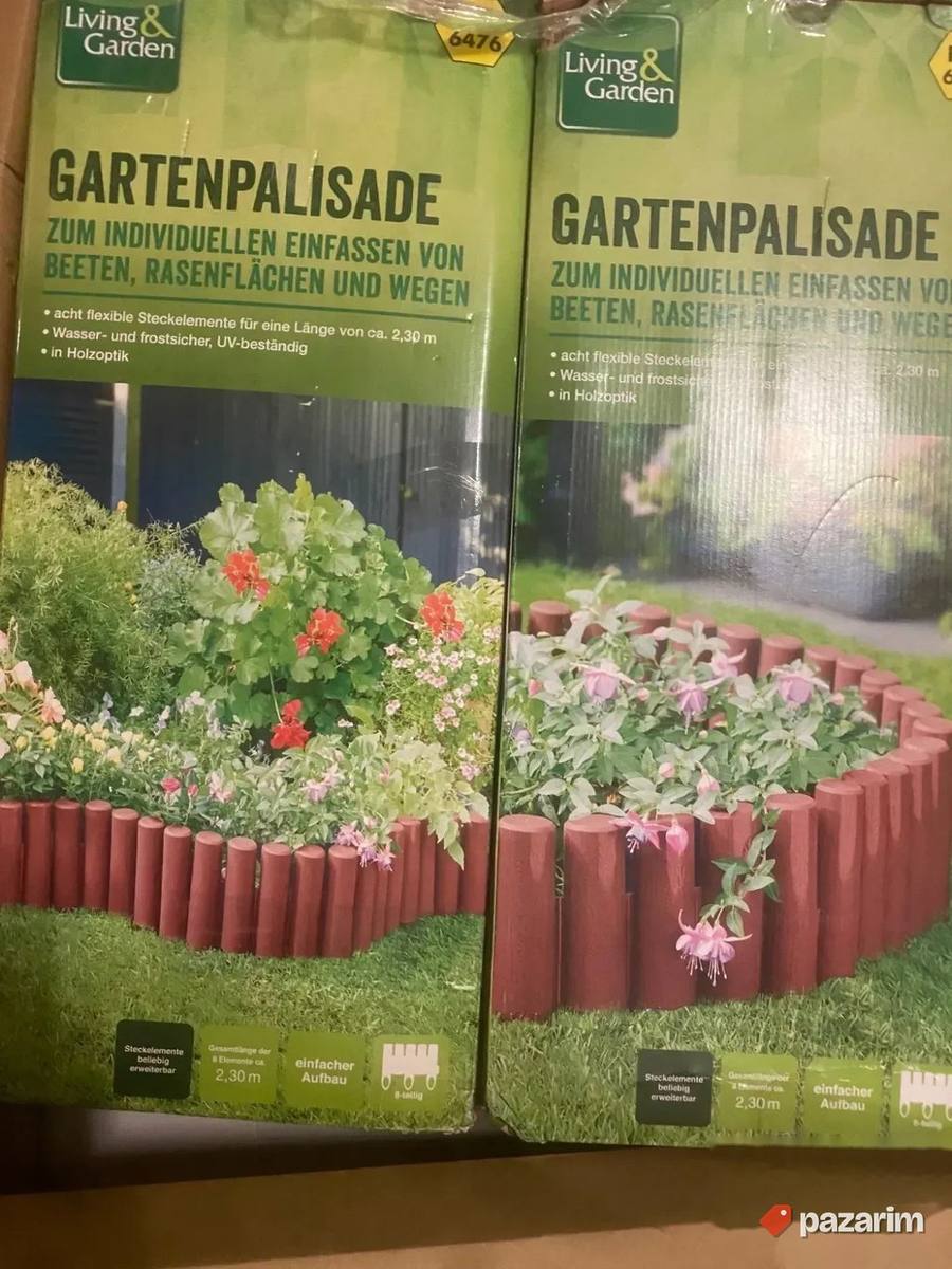 ogradica za bastu nemacka puna 2.3mm siva i braon 4
