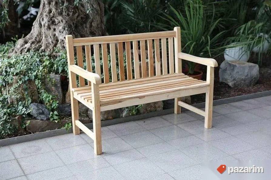 velika drvena klupa za dve osobe 120x63x91 u kutiji 1