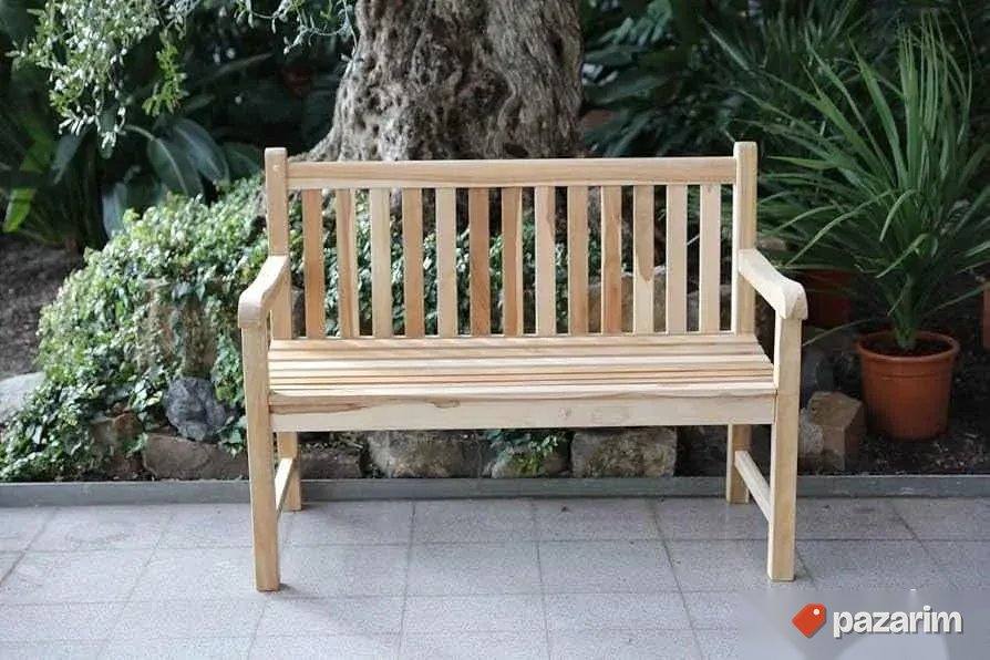 velika drvena klupa za dve osobe 120x63x91 u kutiji 2