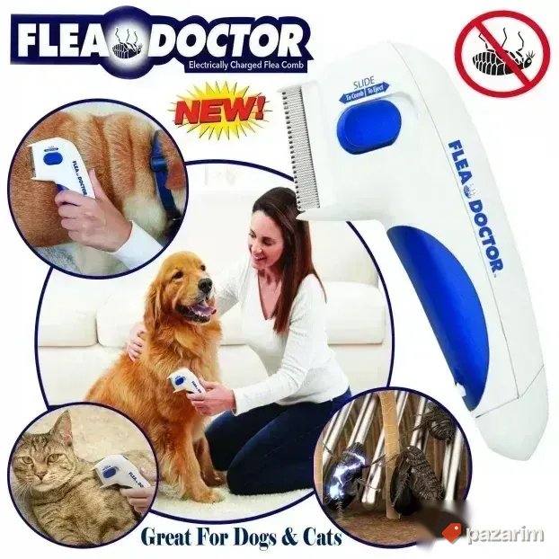 Flea Doctor Elektricni cesalj protiv buva i krpelja za pse i 4