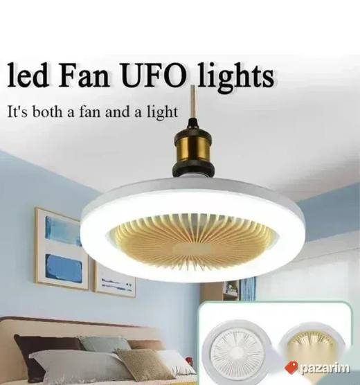 Led plafonjera sa ventilatorom led sijalica