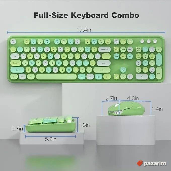 MOFII bezicna tastatura i mis vinitge dizajn 7