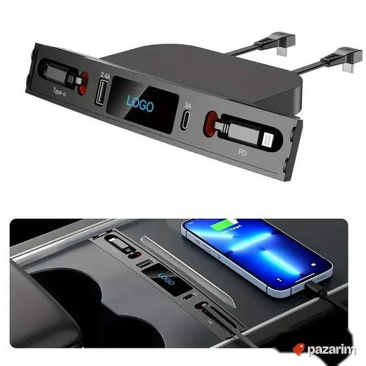 tesla model 3/Y centralni usb hub docking station