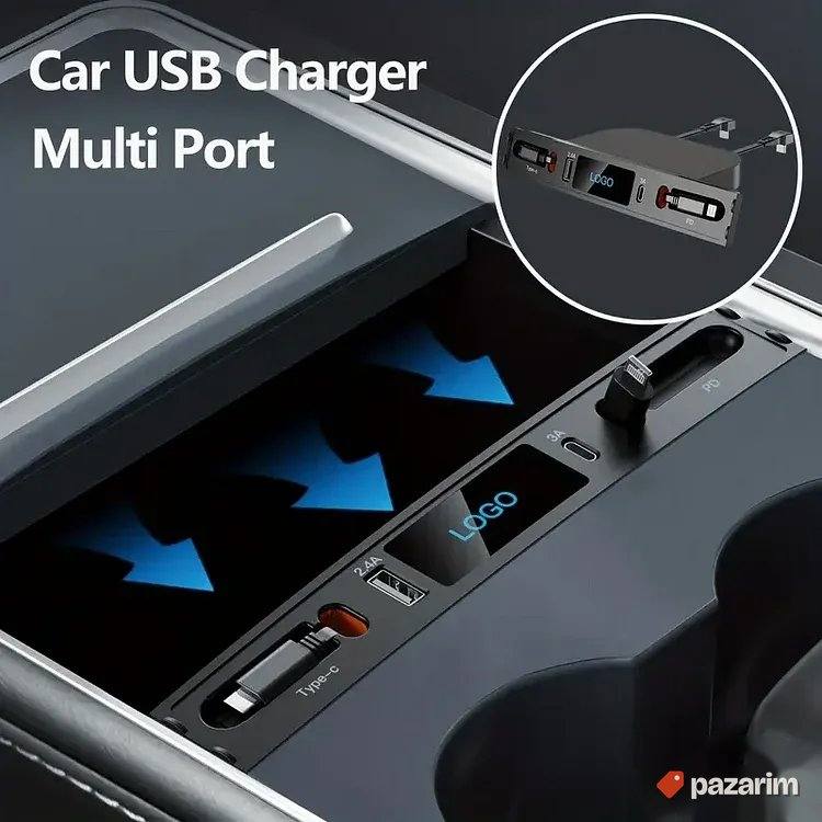 tesla model 3/Y centralni usb hub docking station 2
