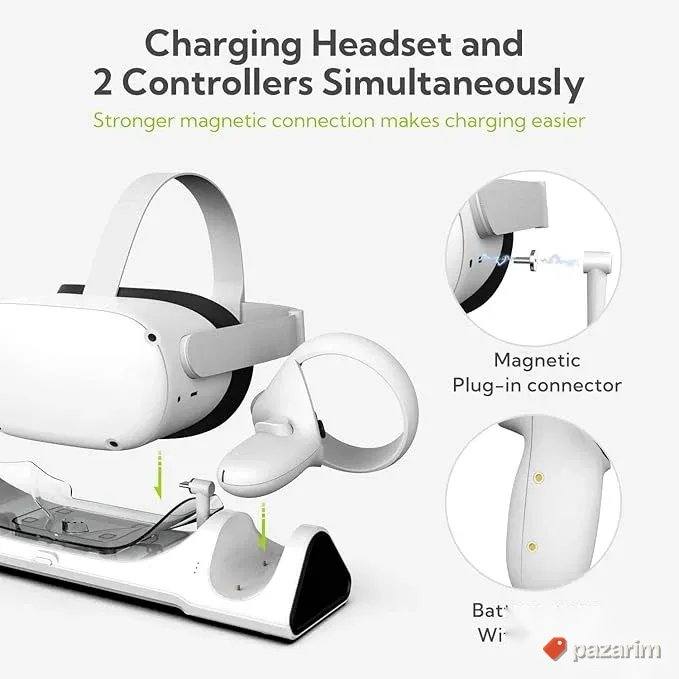 Meta Oculus Quest 2 charging dock sa baterijama 3