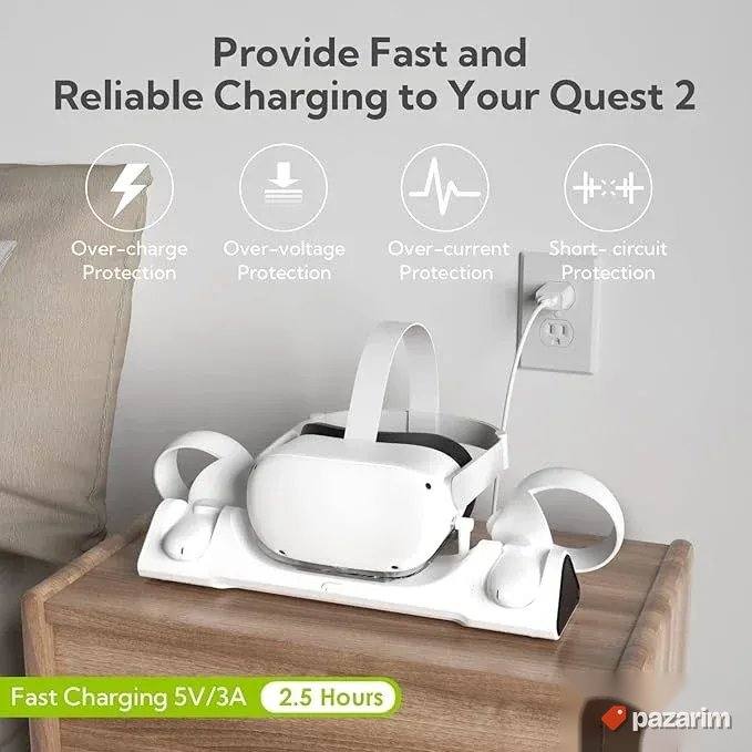 Meta Oculus Quest 2 charging dock sa baterijama 5